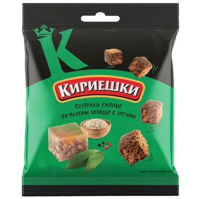Croutons "Kirieschki" mit Kaltschalengeschmack mit Meerrettich, 40 g