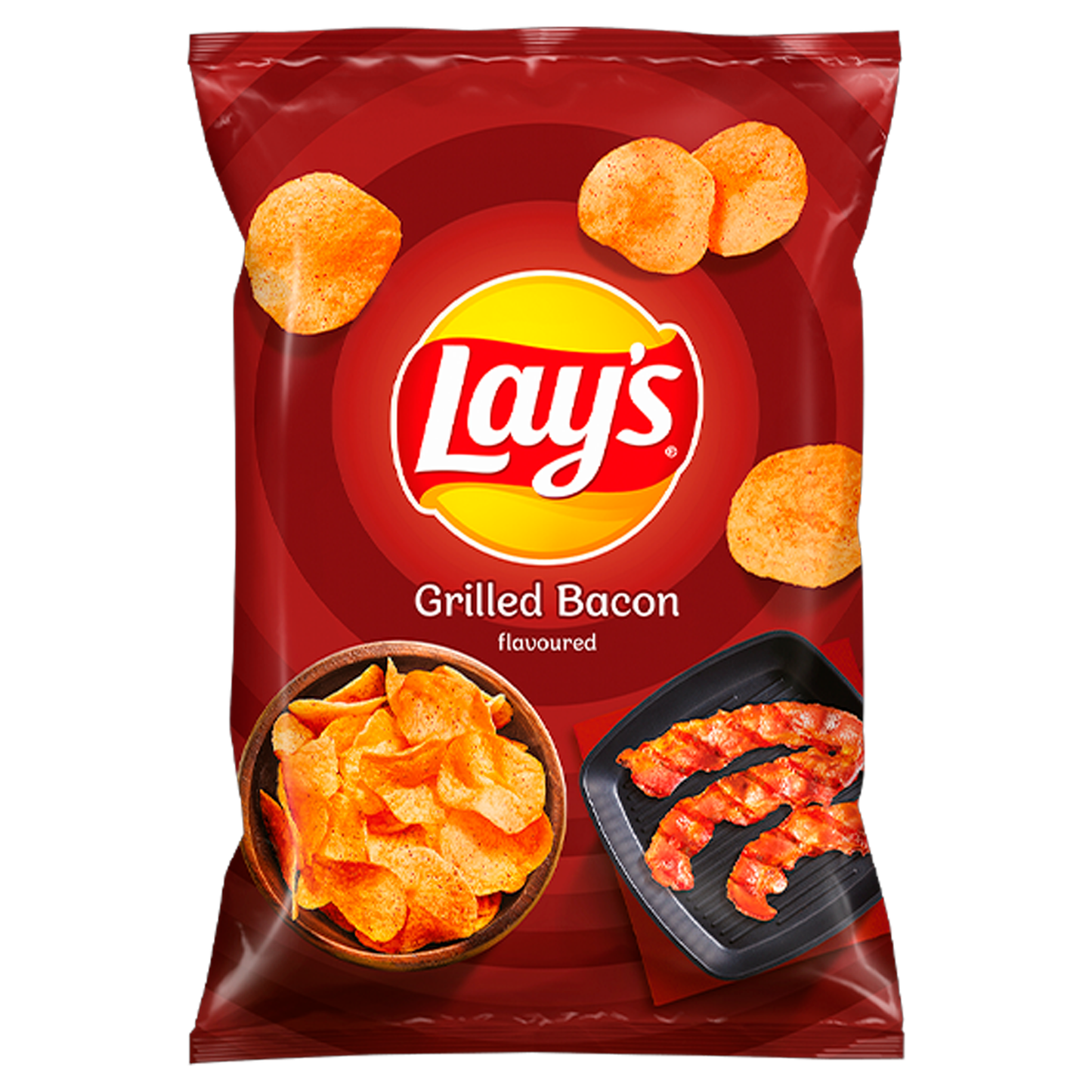 Lay's Grilled Bacon (Бекон) Geschmack 130 g MHD: 05.10.2025